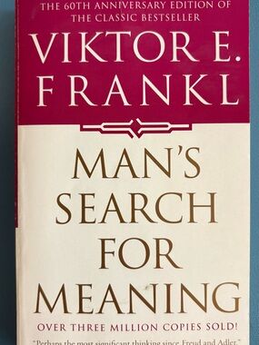 Man's Search for Meaning — Pink/Cream Cover